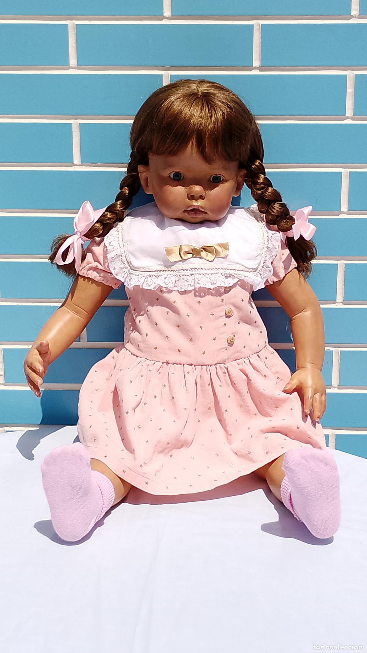Mu&ntilde;ecas Espa&ntilde;olas Modernas: Mu&ntilde;eca realista ni&ntilde;a reborn toddler Tibby de 80 cm de la artista Donna Rubert