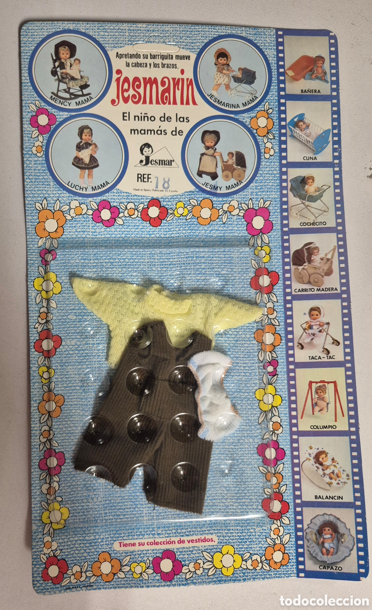 Poup&eacute;es Espagnoles Modernes: JESMARIN 18- BLISTER ROPA PETO Y JERSEY, NUEVO