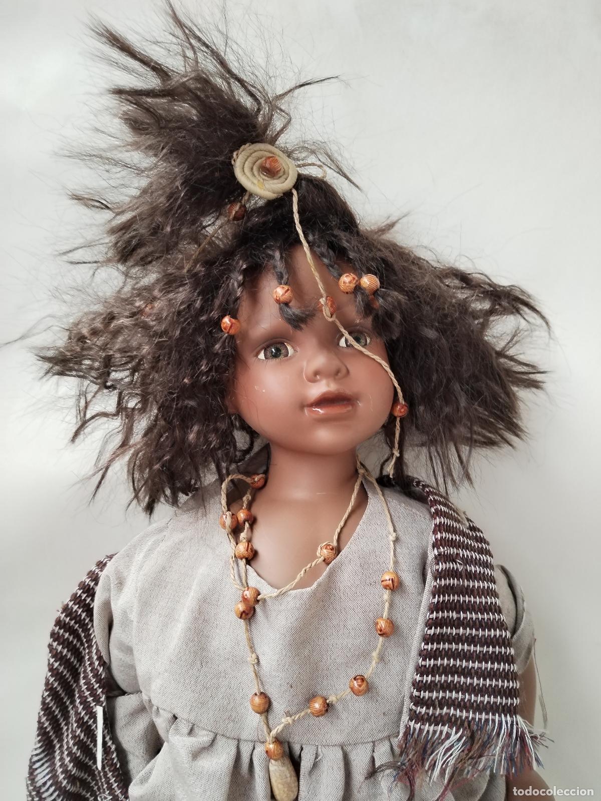 Mu&ntilde;ecas espa&ntilde;olas modernas: mu&ntilde;eca negrita con marca en la nuca - Foto 2