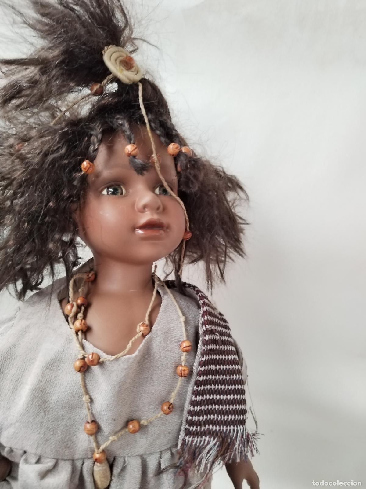 Mu&ntilde;ecas espa&ntilde;olas modernas: mu&ntilde;eca negrita con marca en la nuca - Foto 7