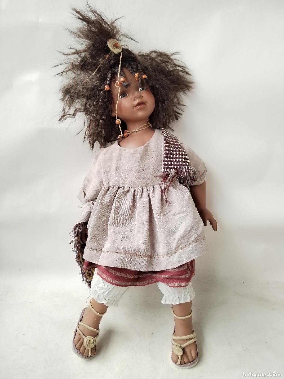 Mu&ntilde;ecas espa&ntilde;olas modernas: mu&ntilde;eca negrita con marca en la nuca - Foto 8