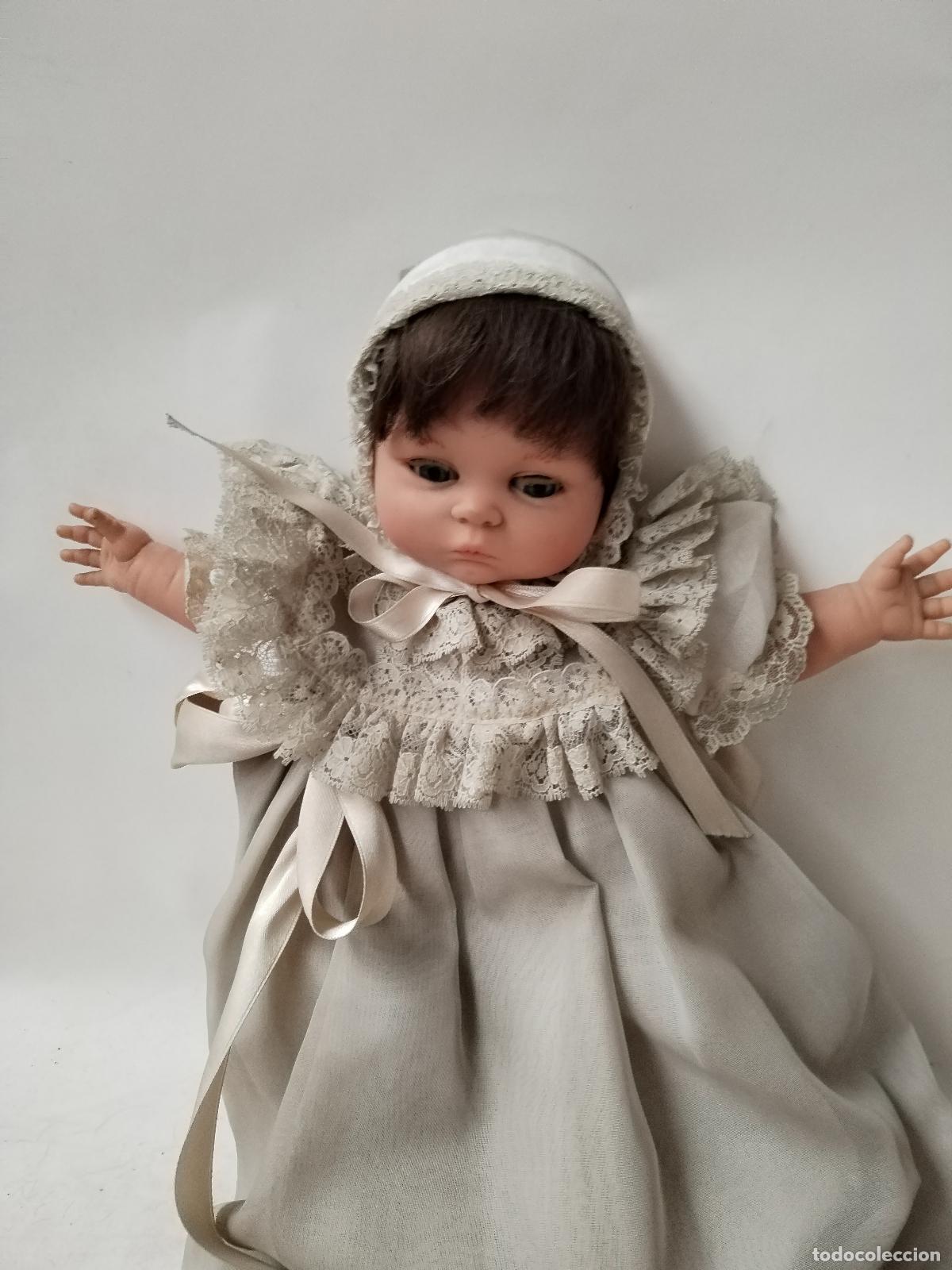Mu&ntilde;ecas espa&ntilde;olas modernas: mu&ntilde;eca realista vintage beb&eacute; - Foto 4
