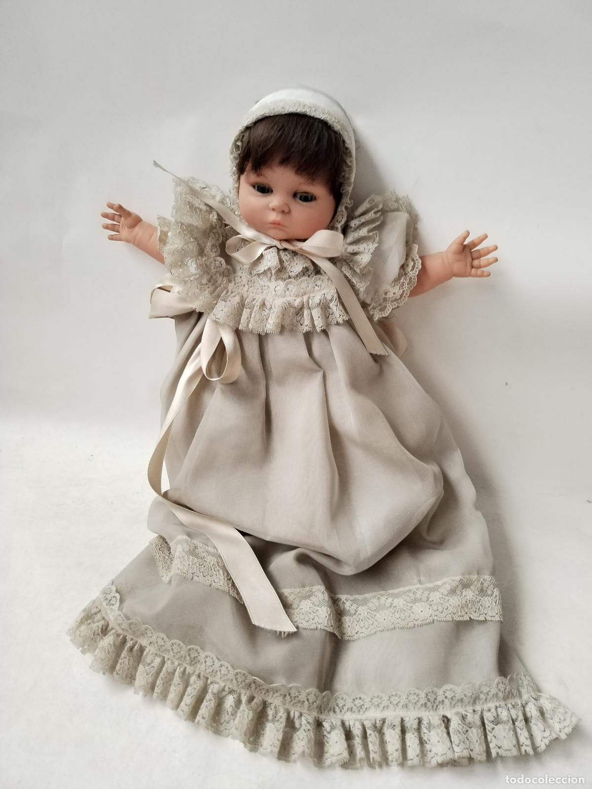 Mu&ntilde;ecas espa&ntilde;olas modernas: mu&ntilde;eca realista vintage beb&eacute; - Foto 5