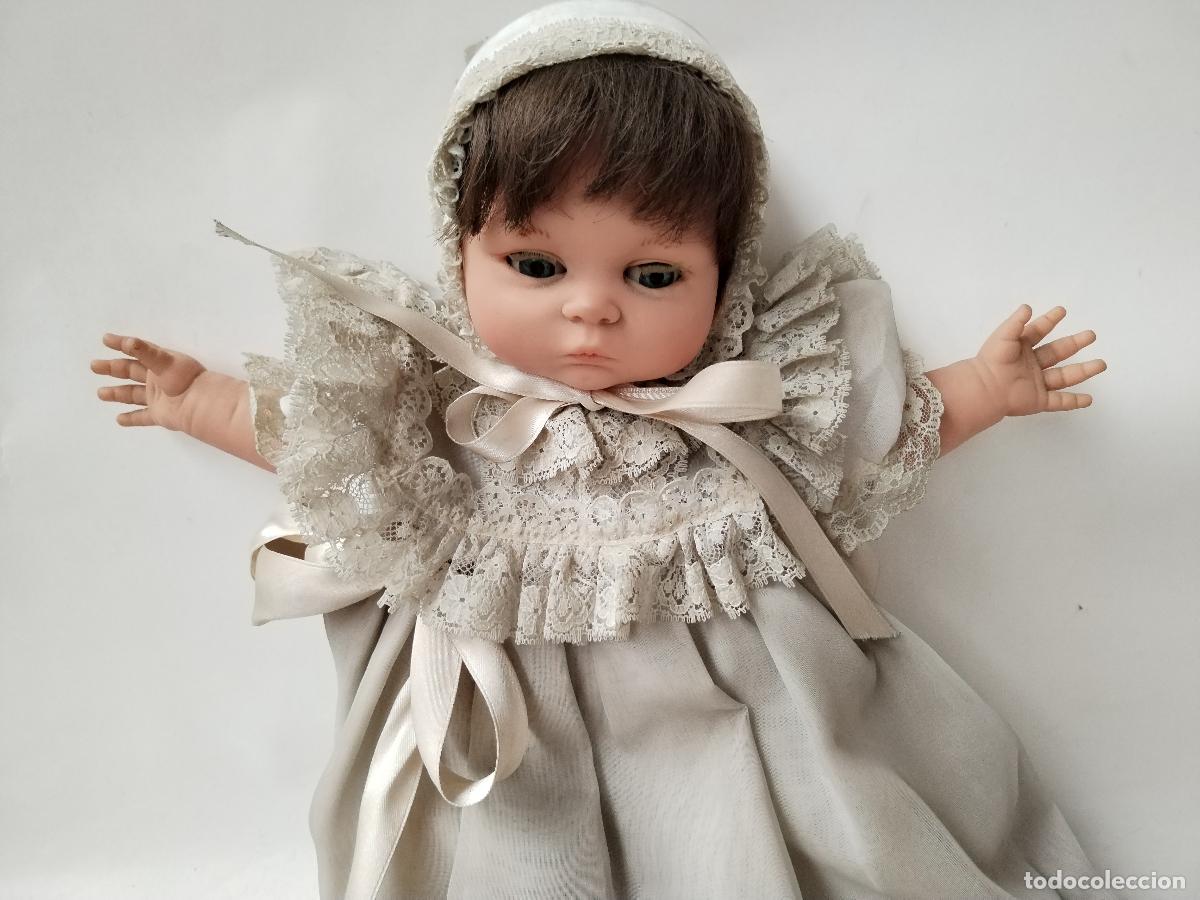Mu&ntilde;ecas espa&ntilde;olas modernas: mu&ntilde;eca realista vintage beb&eacute; - Foto 1
