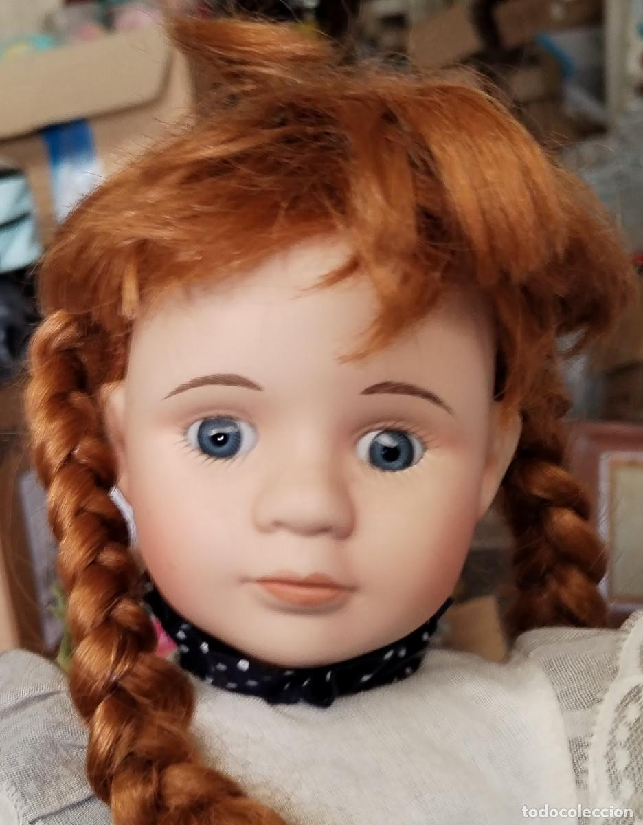 Mu&ntilde;ecas espa&ntilde;olas modernas: mu&ntilde;eca de porcelana con marca en la nuca - Foto 6