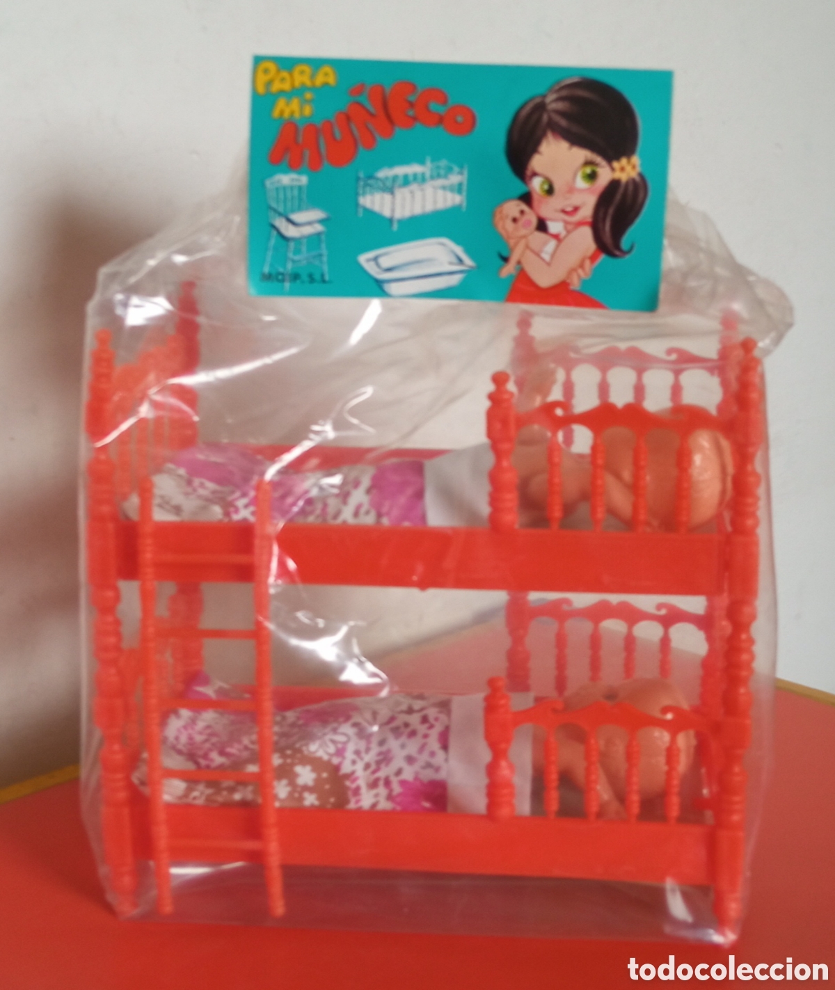 Mu&ntilde;ecas espa&ntilde;olas modernas: CAMAS LITERA CON MU&Ntilde;ECOS.MOIP 70S.SIN ABRIR. - Foto 1