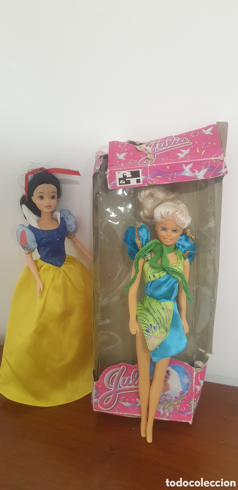 Mu&ntilde;ecas espa&ntilde;olas modernas: Muneca Julia y mu&ntilde;eca de Disney - Foto 1