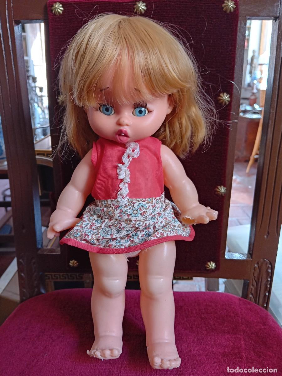 Mu&ntilde;ecas espa&ntilde;olas modernas: Mu&ntilde;eca Kinita de Durpe d&eacute;cada de los 60/70 - Foto 1