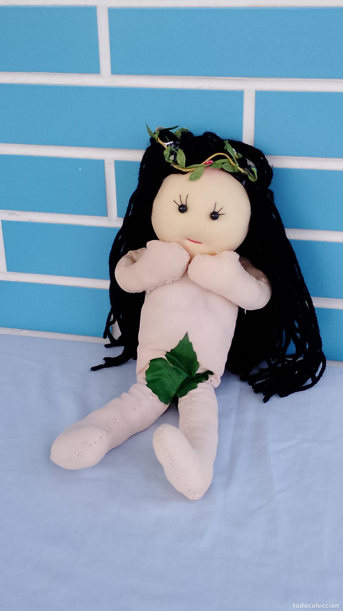 Mu&ntilde;ecas espa&ntilde;olas modernas: Antigua mu&ntilde;eca artesanal estilo Repollo - Foto 2