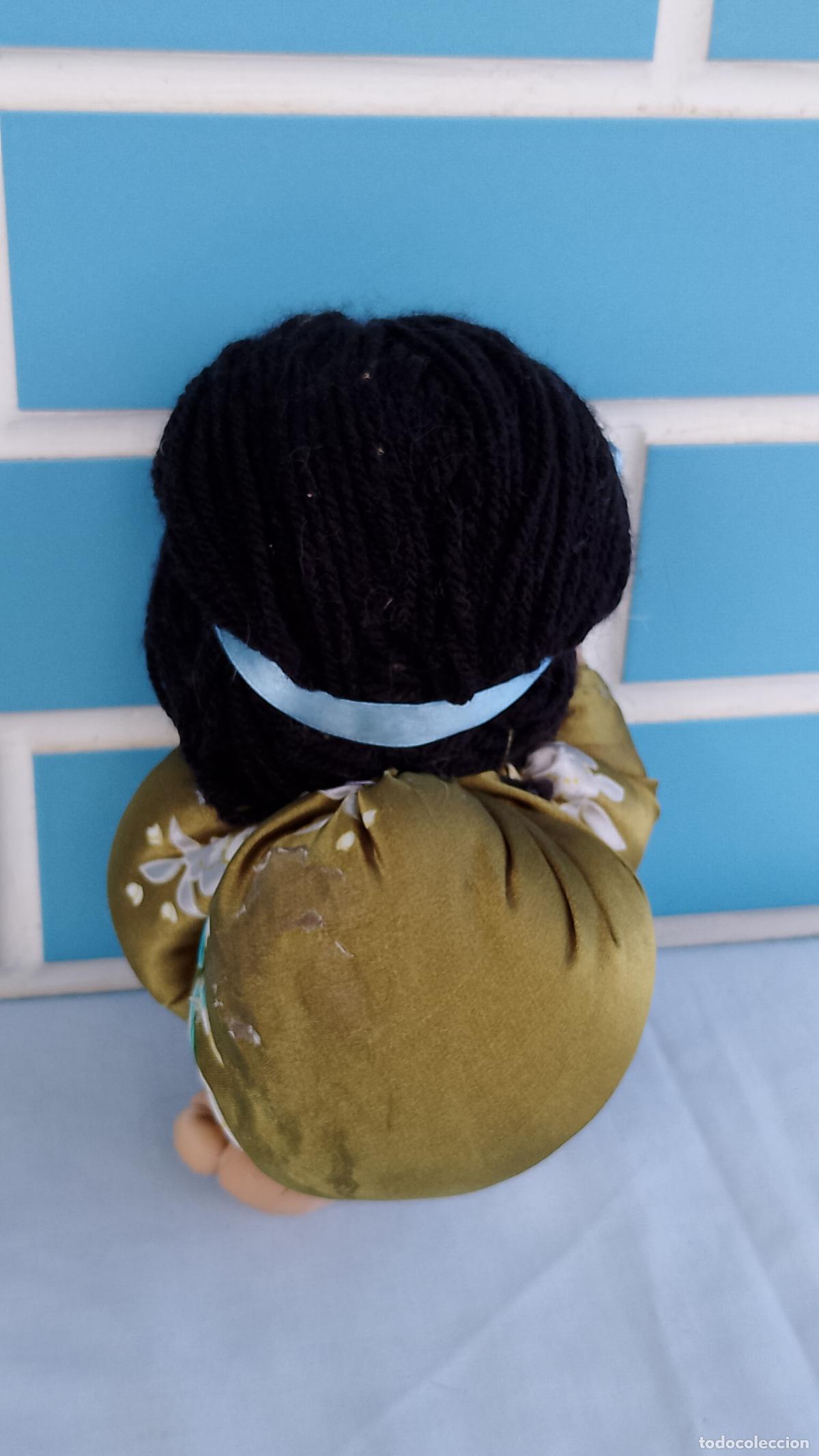 Mu&ntilde;ecas espa&ntilde;olas modernas: Antigua mu&ntilde;eca artesanal estilo Repollo - Foto 2