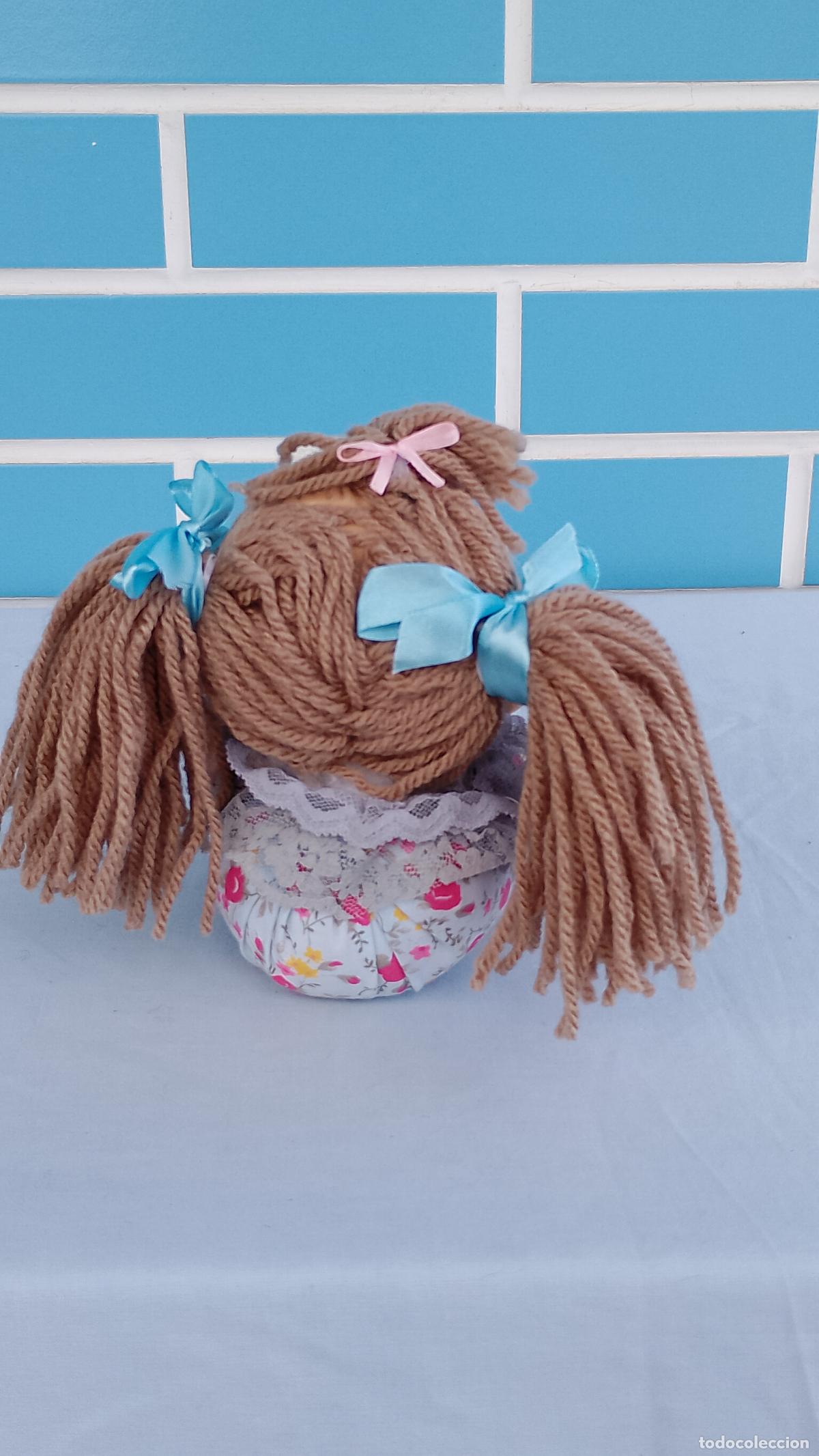 Mu&ntilde;ecas espa&ntilde;olas modernas: Antigua mu&ntilde;eca beb&eacute; artesanal estilo Repollo - Foto 2