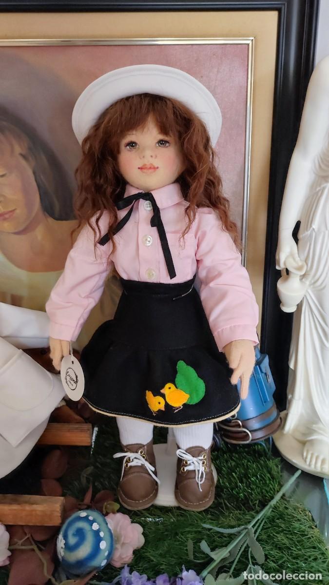 Mu&ntilde;ecas espa&ntilde;olas modernas: mu&ntilde;eca de fieltro 44cm - Foto 2