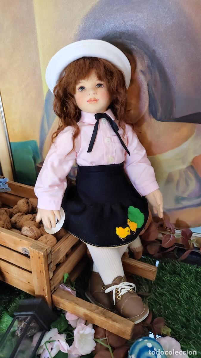 Mu&ntilde;ecas espa&ntilde;olas modernas: mu&ntilde;eca de fieltro 44cm - Foto 5