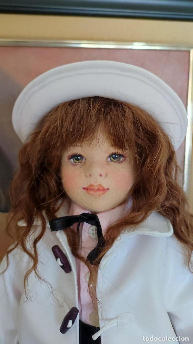 Mu&ntilde;ecas espa&ntilde;olas modernas: mu&ntilde;eca de fieltro 44cm - Foto 7