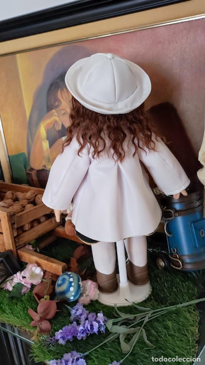Mu&ntilde;ecas espa&ntilde;olas modernas: mu&ntilde;eca de fieltro 44cm - Foto 8