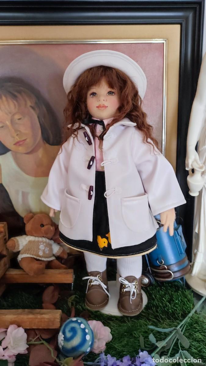 Mu&ntilde;ecas espa&ntilde;olas modernas: mu&ntilde;eca de fieltro 44cm - Foto 9
