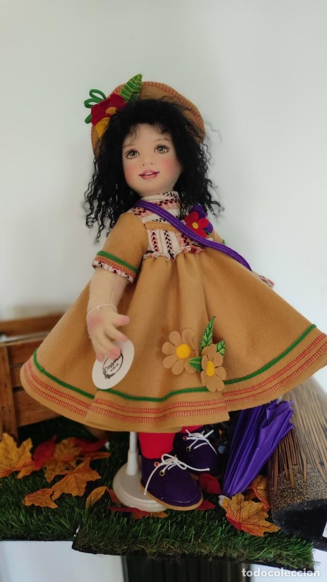 Mu&ntilde;ecas espa&ntilde;olas modernas: mu&ntilde;eca de fieltro 44cm - Foto 8