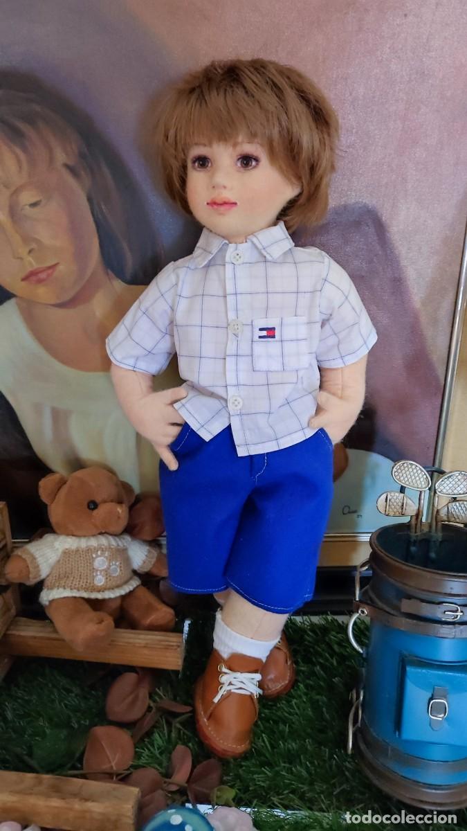 Mu&ntilde;ecas espa&ntilde;olas modernas: mu&ntilde;eco de fieltro 44cm - Foto 6