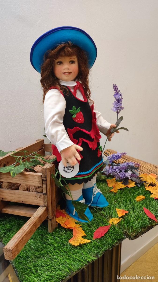 Mu&ntilde;ecas espa&ntilde;olas modernas: mu&ntilde;eca de fieltro 44cm - Foto 2