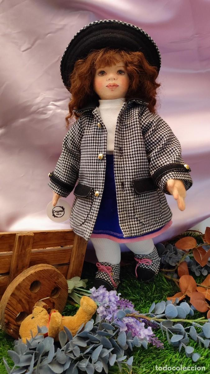 Mu&ntilde;ecas espa&ntilde;olas modernas: mu&ntilde;eca de fieltro 44cm - Foto 4
