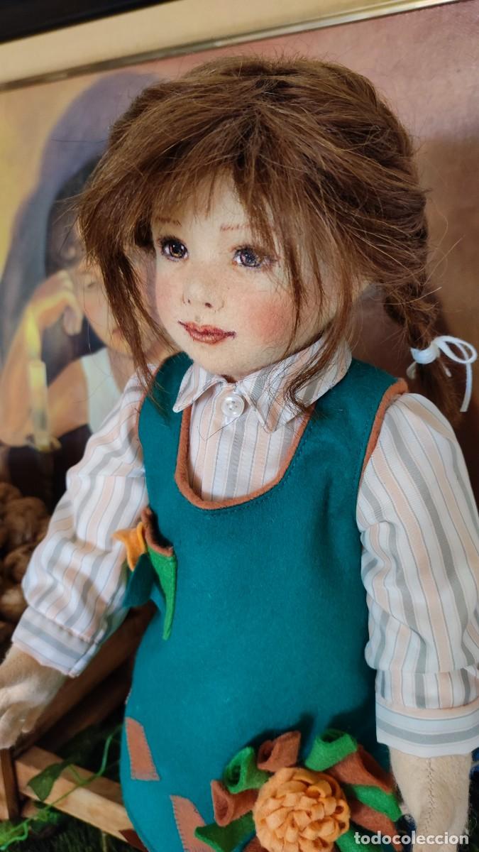 Mu&ntilde;ecas espa&ntilde;olas modernas: mu&ntilde;eca de fieltro 44cm - Foto 4