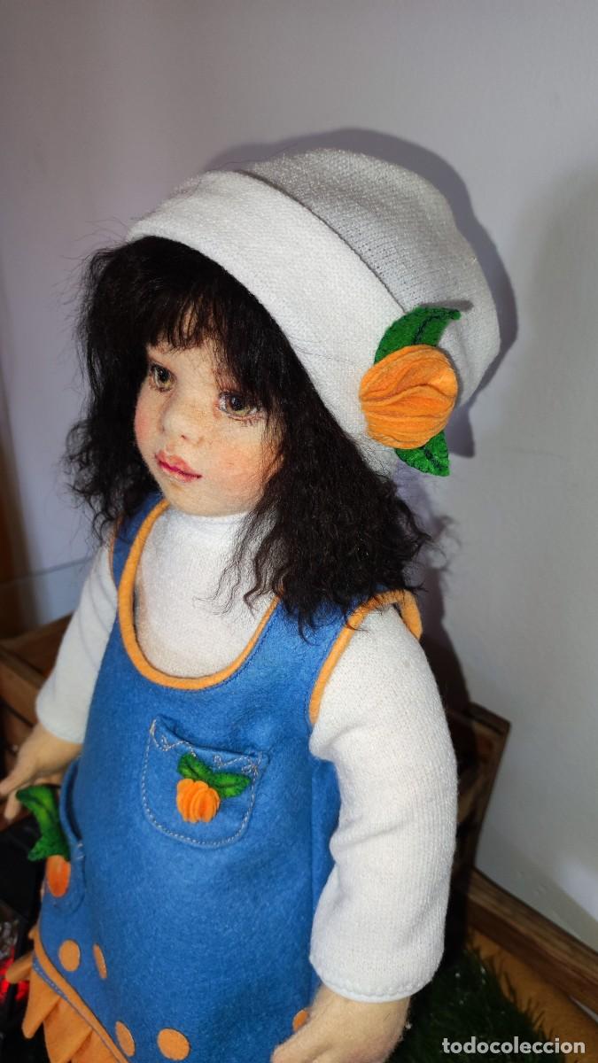 Mu&ntilde;ecas espa&ntilde;olas modernas: mu&ntilde;eca de fieltro 44cm - Foto 1