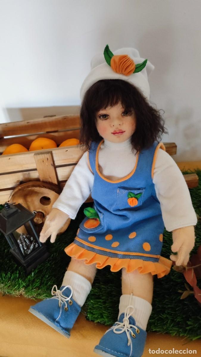 Mu&ntilde;ecas espa&ntilde;olas modernas: mu&ntilde;eca de fieltro 44cm - Foto 3