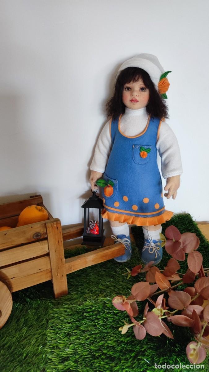 Mu&ntilde;ecas espa&ntilde;olas modernas: mu&ntilde;eca de fieltro 44cm - Foto 6