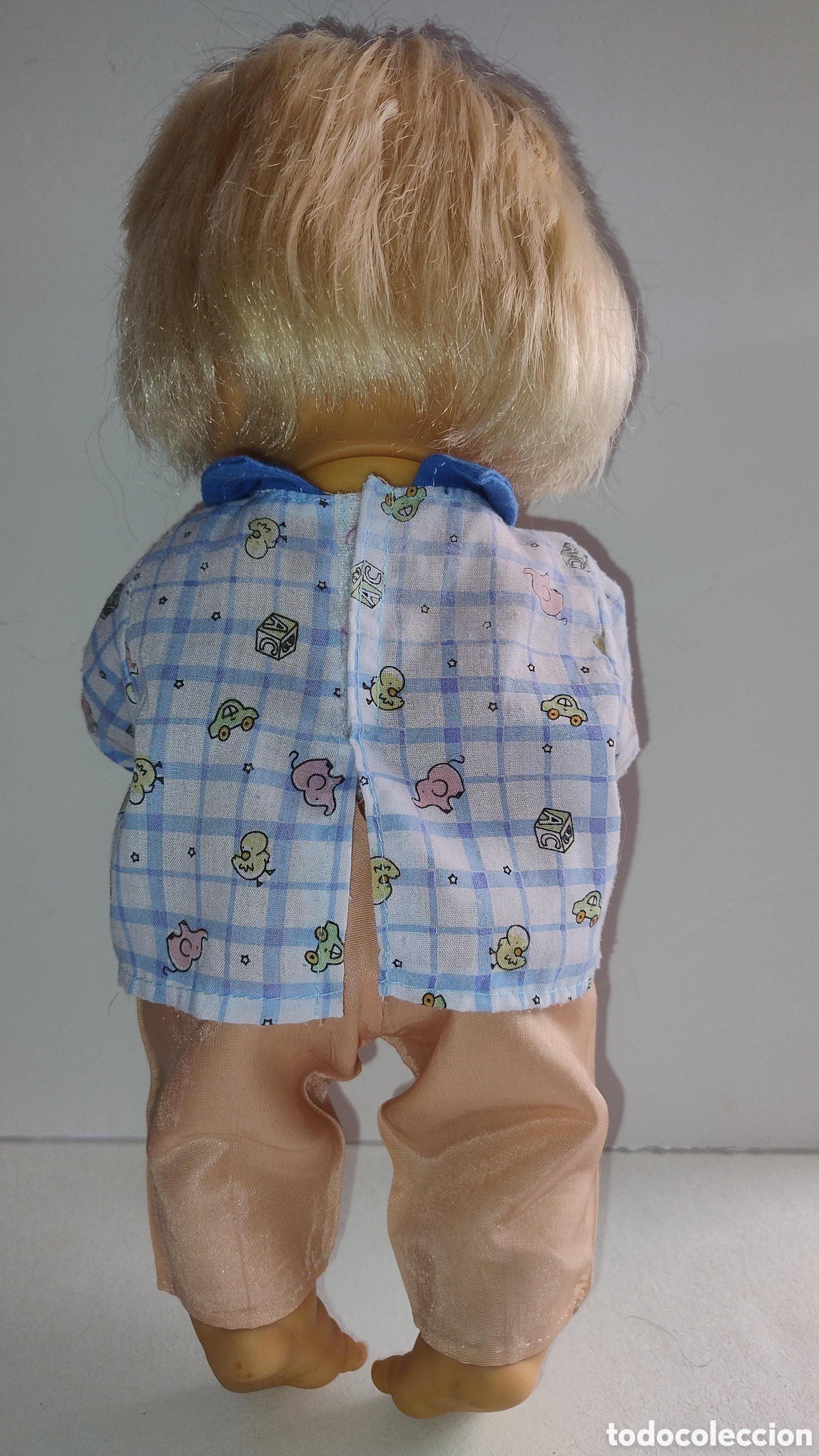 Mu&ntilde;ecas espa&ntilde;olas modernas: Mu&ntilde;eca antigua de goma rubia - Foto 2