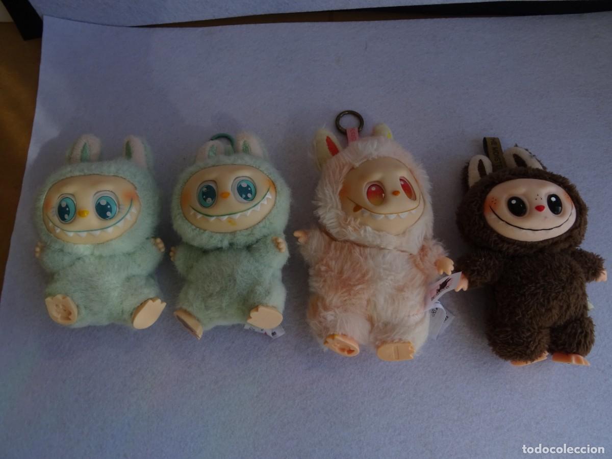 Mu&ntilde;ecas espa&ntilde;olas modernas: LOTE DE 4 MONSTRUITOS LABUBUS - Foto 1