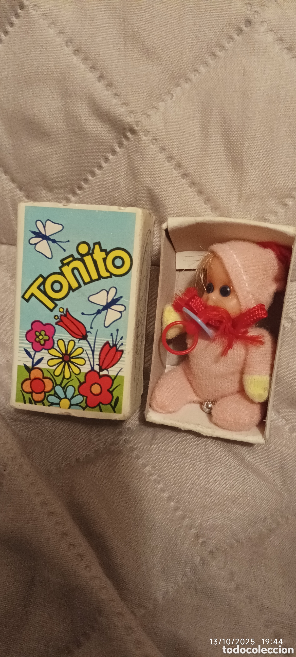 Mu&ntilde;ecas espa&ntilde;olas modernas: To&ntilde;ito bebe en su caja - Foto 1