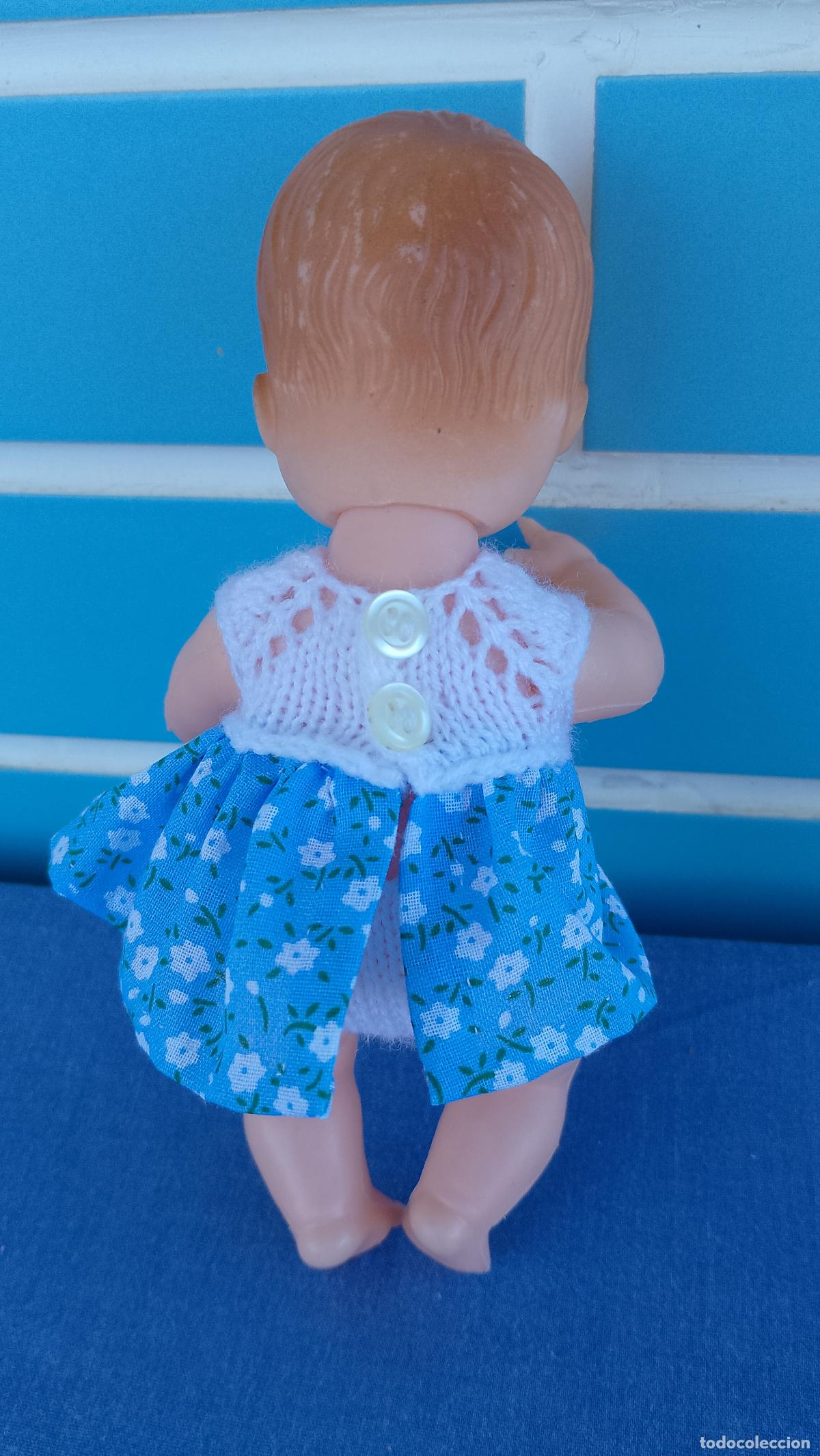 Mu&ntilde;ecas espa&ntilde;olas modernas: Antigua mu&ntilde;eca beb&eacute; de pelo moldeado - Foto 2