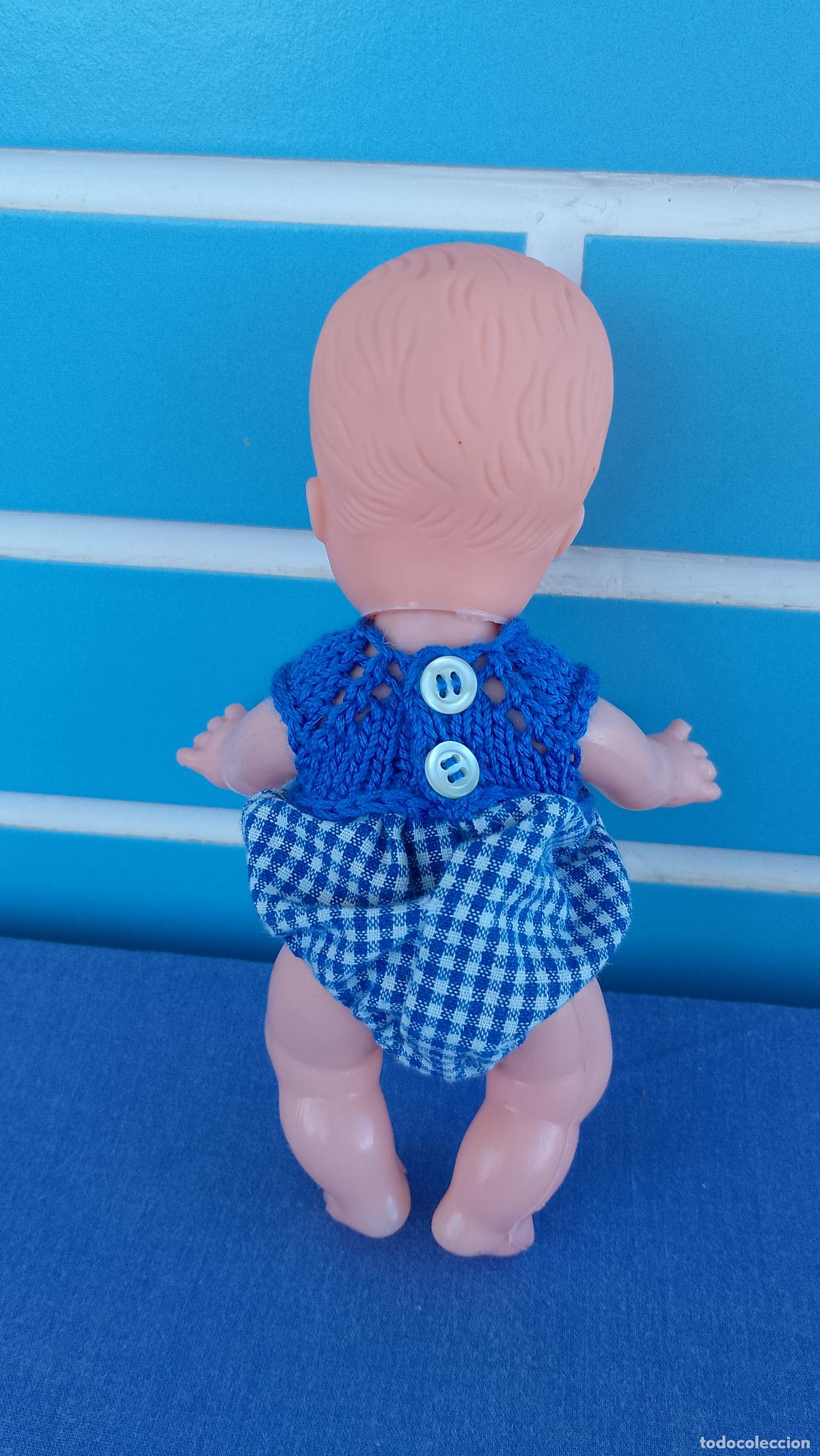 Mu&ntilde;ecas espa&ntilde;olas modernas: Antiguo mu&ntilde;eco beb&eacute; de pelo moldeado - Foto 2
