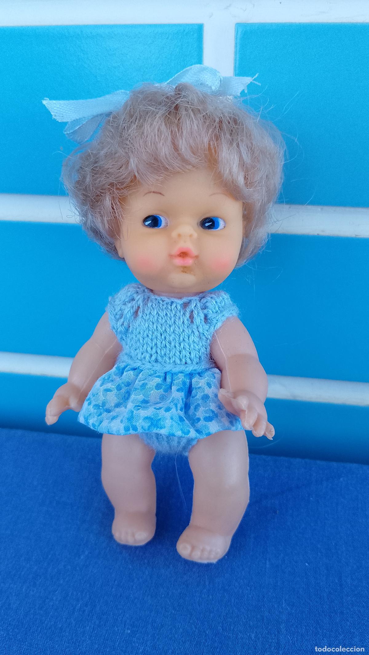 Mu&ntilde;ecas espa&ntilde;olas modernas: Antigua mu&ntilde;eca beb&eacute; peque&ntilde;a - Foto 1