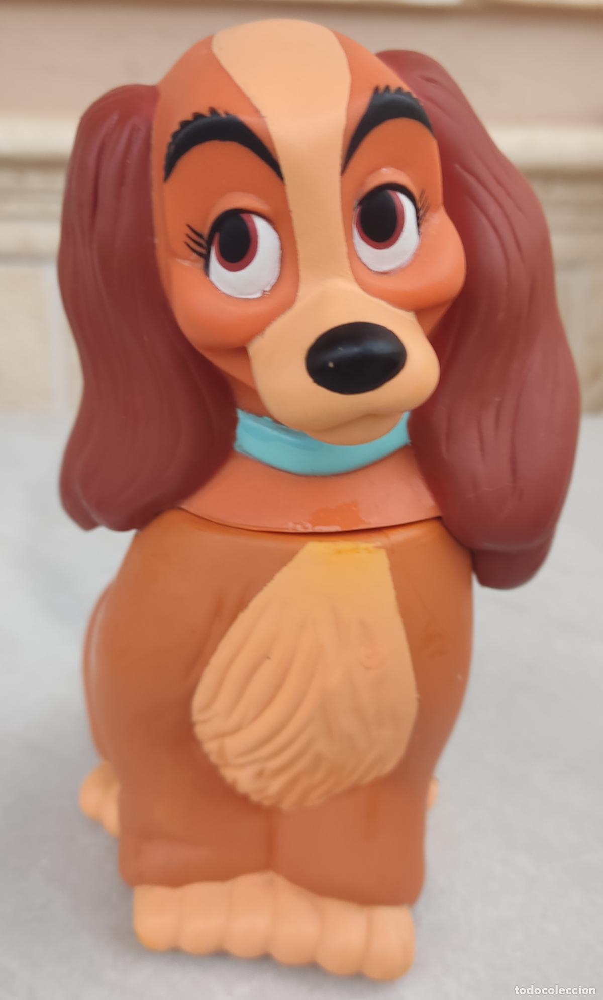 Moderne spanische Puppen: Figura de Reina, de la pel&iacute;cula La Dama y el Vagabundo, Disney. Antigua colonia.
