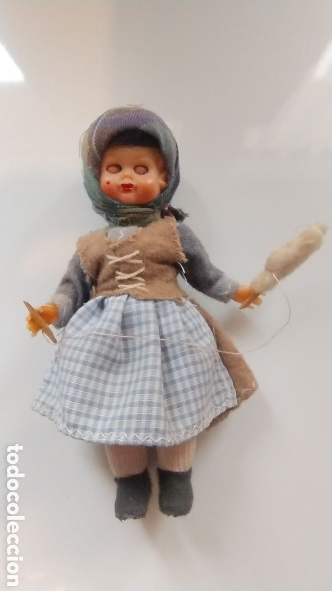 Mu&ntilde;ecas espa&ntilde;olas modernas: Mu&ntilde;eca hilandera antigua - Foto 1