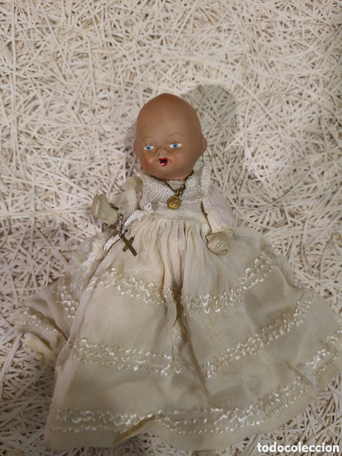 Mu&ntilde;ecas espa&ntilde;olas modernas: Mu&ntilde;eca Antigua pintada a mano - Foto 2