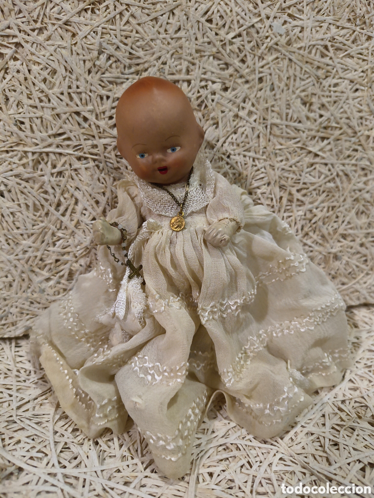 Mu&ntilde;ecas espa&ntilde;olas modernas: Mu&ntilde;eca Antigua pintada a mano - Foto 1