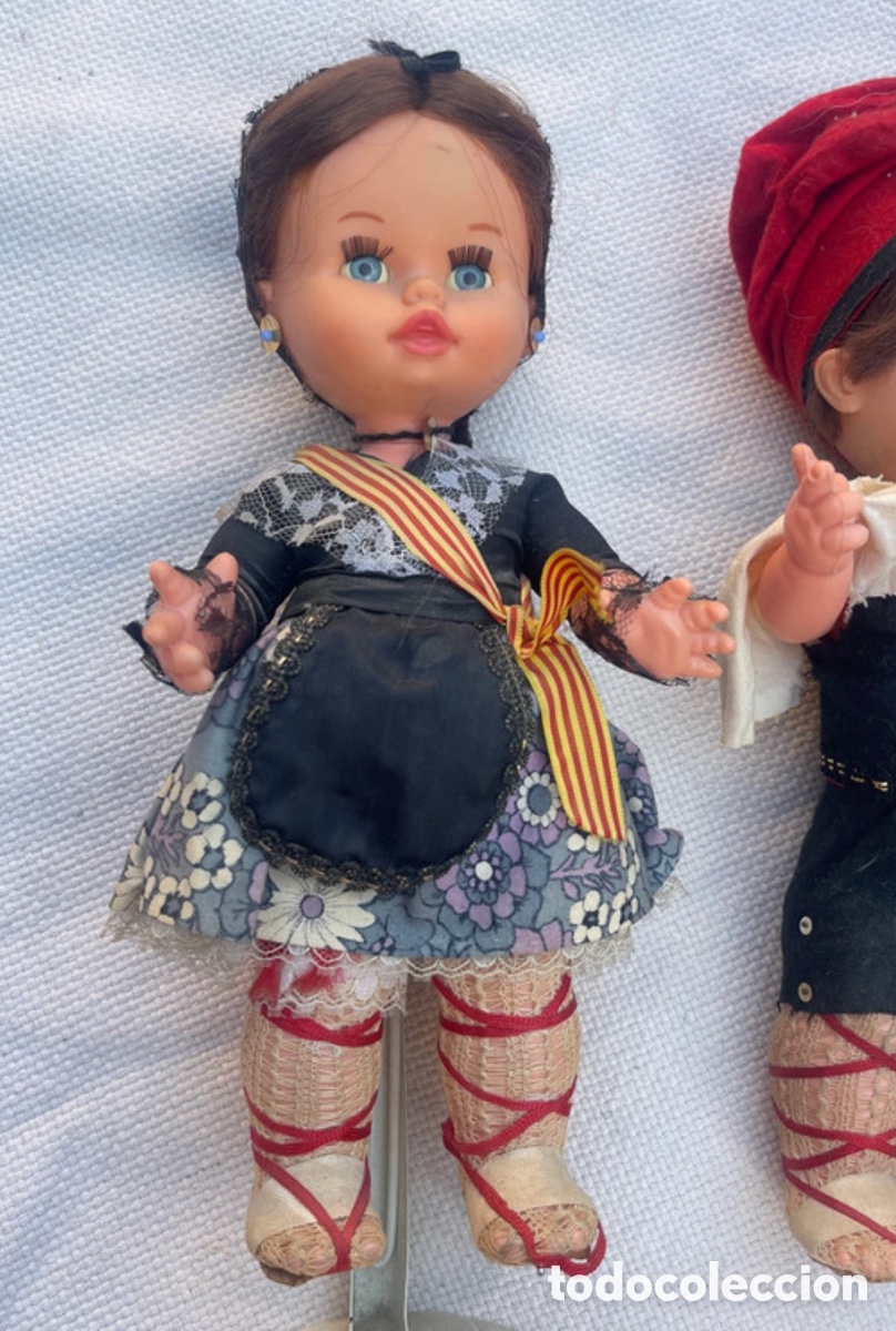 Mu&ntilde;ecas espa&ntilde;olas modernas: Pareja de mu&ntilde;ecos catalanes - Foto 2