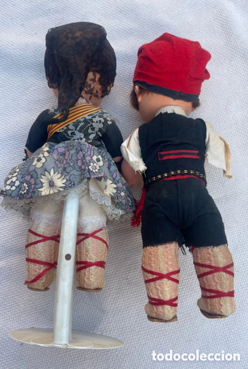 Mu&ntilde;ecas espa&ntilde;olas modernas: Pareja de mu&ntilde;ecos catalanes - Foto 5