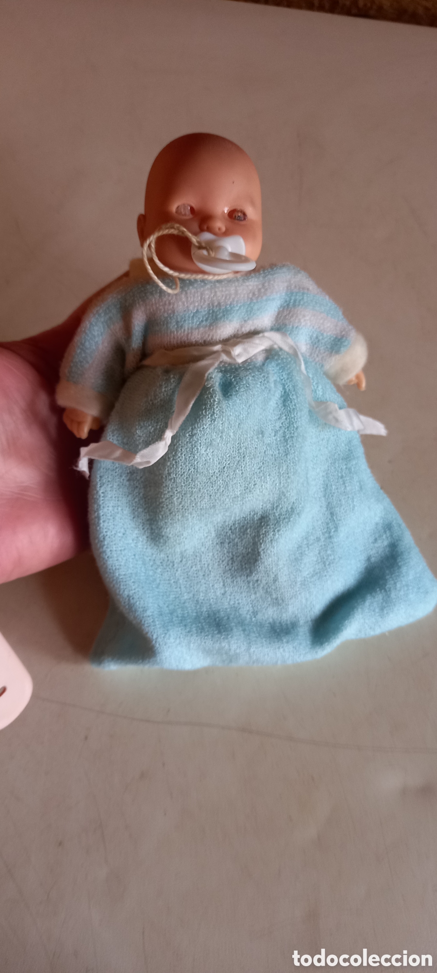 Mu&ntilde;ecas espa&ntilde;olas modernas: MU&Ntilde;ECA MINI BEBE DE BB O bb, ANTIGUA - Foto 3