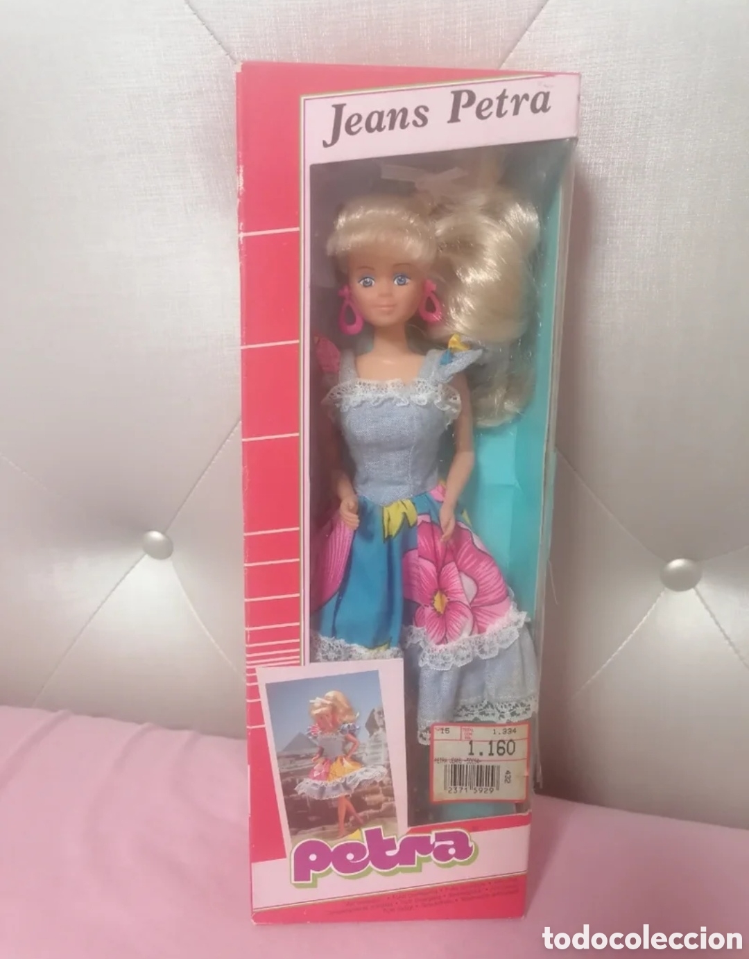 Mu&ntilde;ecas espa&ntilde;olas modernas: Mu&ntilde;eca vintage Petra jeans - Foto 1