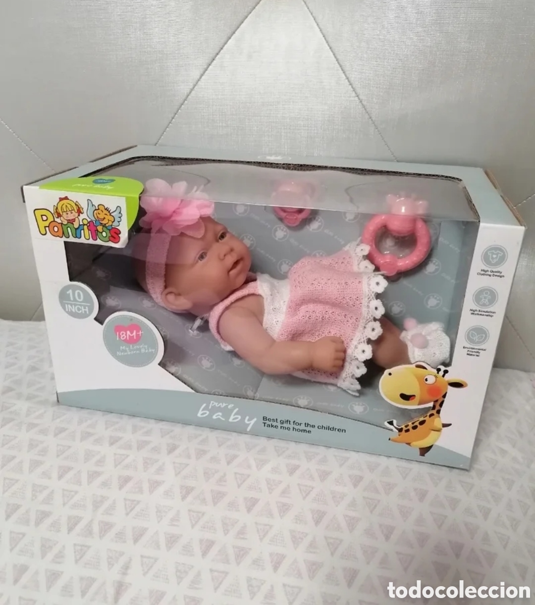Mu&ntilde;ecas espa&ntilde;olas modernas: Mu&ntilde;eca bebe con complementos - Foto 1