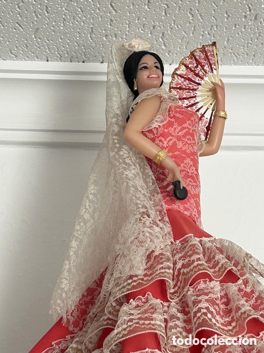Mu&ntilde;ecas espa&ntilde;olas modernas: Mu&ntilde;eca flamenca grande - Foto 3
