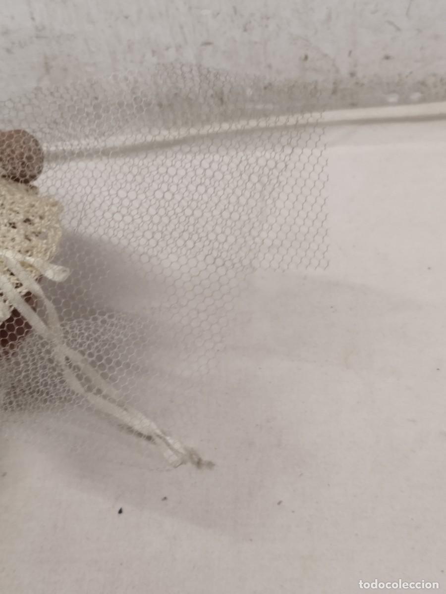 Mu&ntilde;ecas espa&ntilde;olas modernas: Antiguo sombrero de mu&ntilde;eca con velo. - Foto 4
