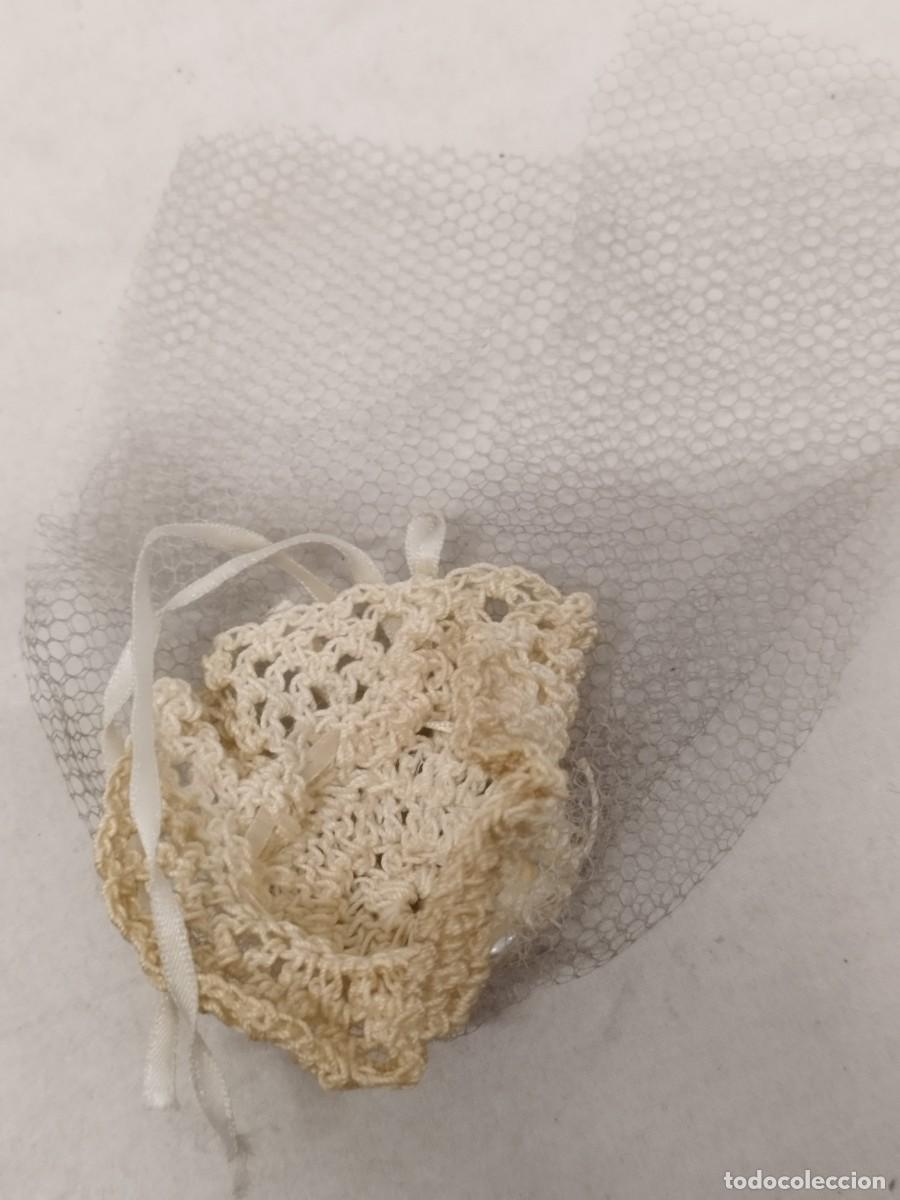 Mu&ntilde;ecas espa&ntilde;olas modernas: Antiguo sombrero de mu&ntilde;eca con velo. - Foto 6