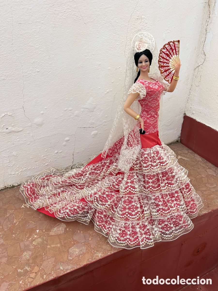 Mu&ntilde;ecas espa&ntilde;olas modernas: Mu&ntilde;eca flamenca grande - Foto 1