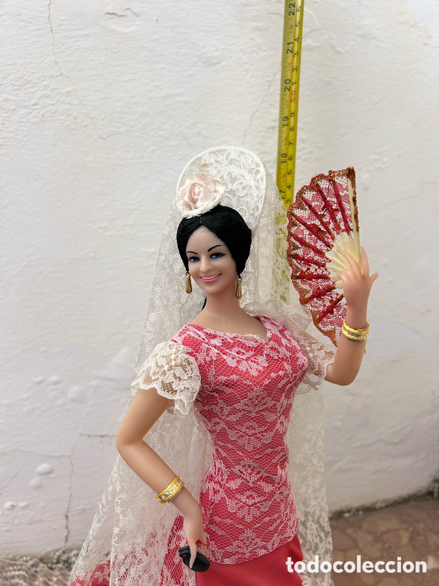 Mu&ntilde;ecas espa&ntilde;olas modernas: Mu&ntilde;eca flamenca grande - Foto 5