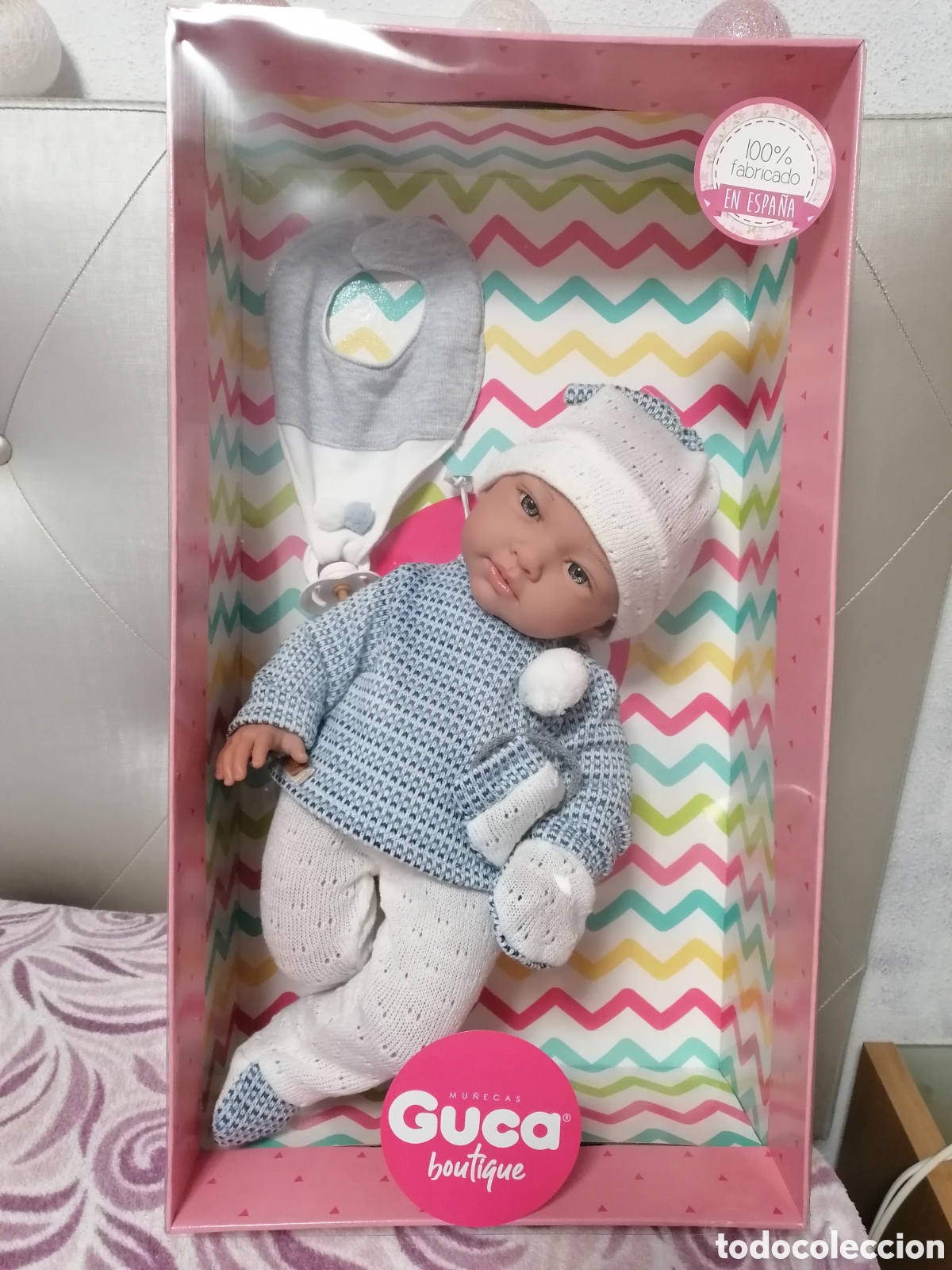Mu&ntilde;ecas espa&ntilde;olas modernas: Mu&ntilde;eco beb&eacute; Guca 40 cms - Foto 1
