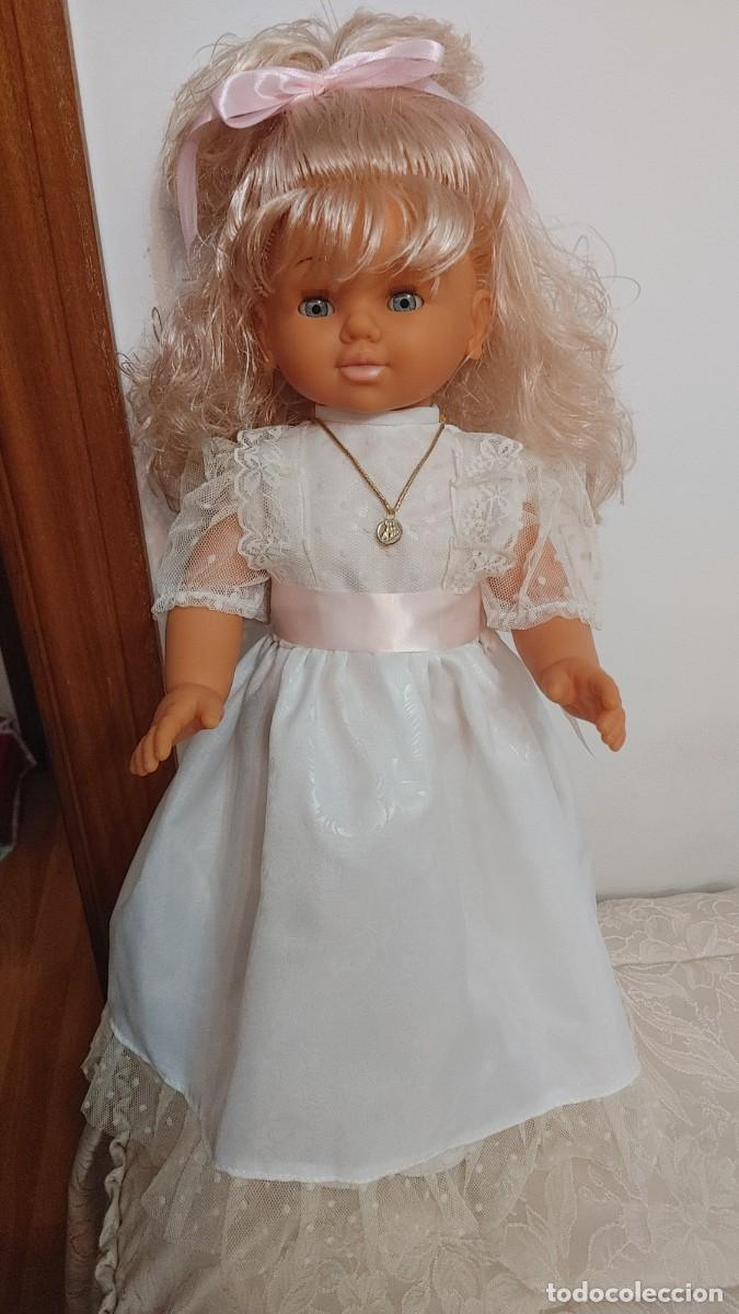 Mu&ntilde;ecas espa&ntilde;olas modernas: mu&ntilde;eca de comunion jumaco,mide 50 ctm,no funciona, - Foto 1